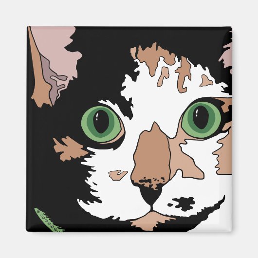 Aimant Calico Cat  (Devant)