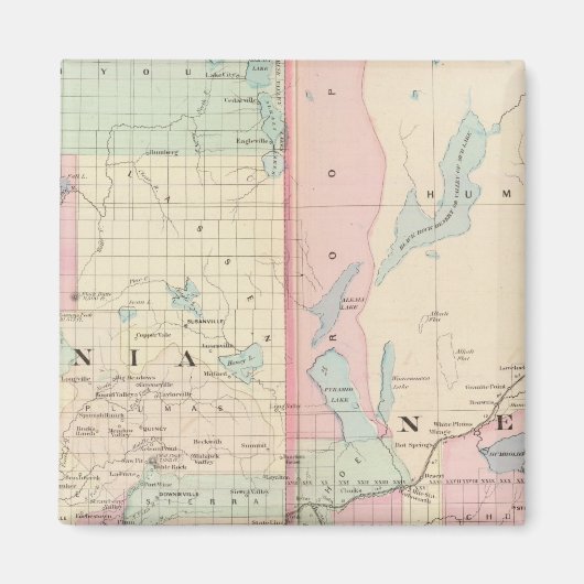 Aimant Calif, Nev, nord (Devant)