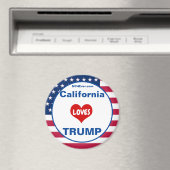 Aimant California LOVE TRUMP Patriotic Fridge (In Situ (Lave-vaisselle))