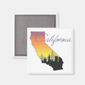 Aimant Californie (Recto/Verso)