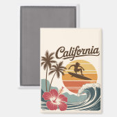 Aimant Californie (Recto/Verso)