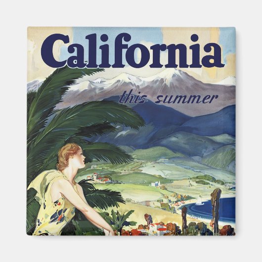 Aimant Californie cet été (Devant)