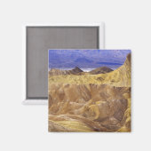 Aimant Californie : Death Valley NP, vue de Zabriskie (Recto/Verso)
