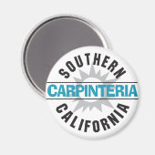 Aimant Californie du Sud - Carpinteria (Recto/Verso)