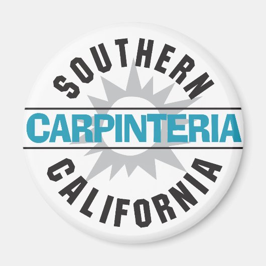 Aimant Californie du Sud - Carpinteria (Devant)