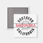 Aimant Californie du Sud - Mer de Salton (Recto/Verso)
