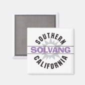 Aimant Californie du Sud - Solvang (Recto/Verso)