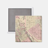 Aimant Californie, San Francisco (Recto/Verso)