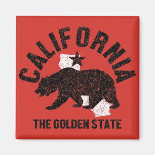 Aimant Californie vintage