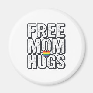Aimant Câlins gratuits de maman Fierté Cœur Vintage T-Shi