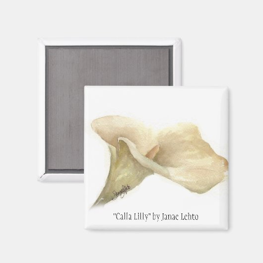 Aimant "Calla Lilly" par Janae Lehto (Recto/Verso)