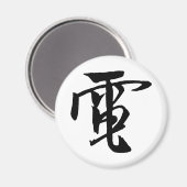 Aimant Calligraphie chinoise classique - Electrici-#001-  (Recto/Verso)