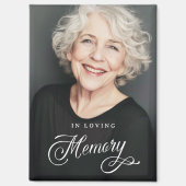 Aimant Calligraphie en souvenir d'amour photo (Recto)