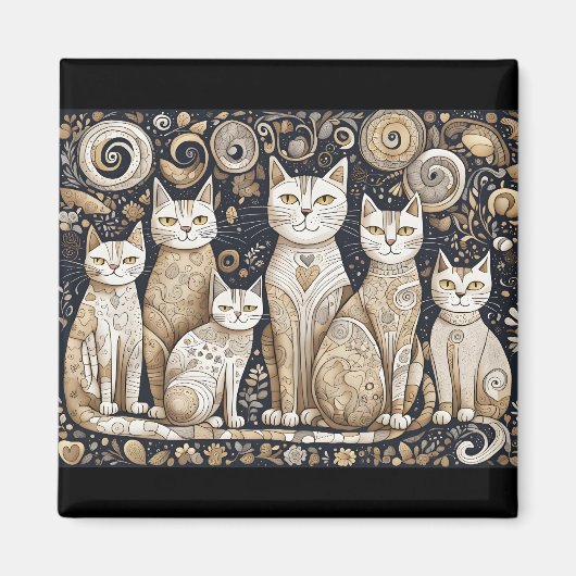 aimant calmant chats (Devant)