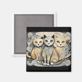 aimant calmant chats (Recto/Verso)