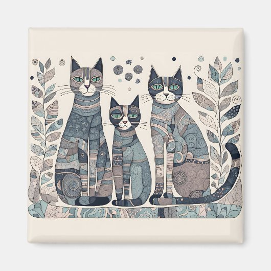 aimant calmant chats (Devant)