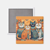 aimant calmant chats (Recto/Verso)