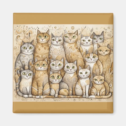 aimant calmant chats (Devant)