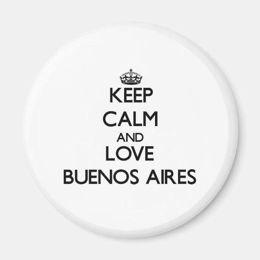 Aimant Calme et amour Buenos Aires (Devant)