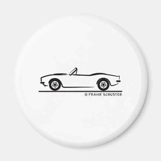 Aimant Camaro convertible 1969 (Devant)