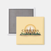 Aimant Cambodge (Recto/Verso)