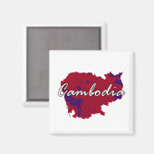 Aimant Cambodge (Recto/Verso)
