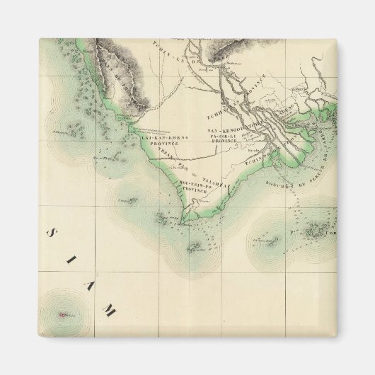 Aimant Cambodge, Asie 110 (Devant)