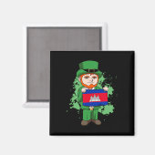 Aimant Cambodge Fier Drapeau cambodgien Saint-Patricks Da (Recto/Verso)