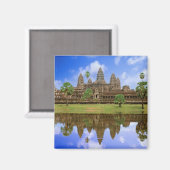 Aimant Cambodge, Kampuchea, temple d'Angkor Wat. (Recto/Verso)