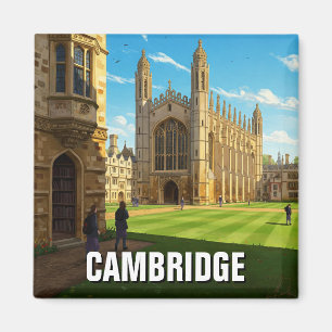 Aimant Cambridge University England Travel