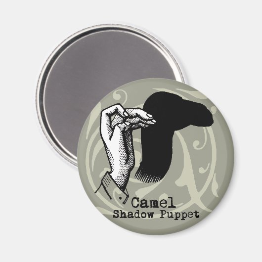 Aimant Camel Hand Puppet Shadow Games (Recto/Verso)