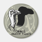 Aimant Camel Hand Puppet Shadow Games (Devant)