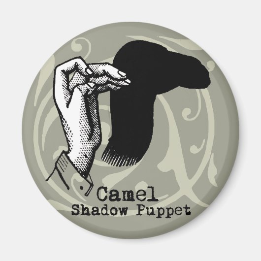 Aimant Camel Hand Puppet Shadow Games (Devant)