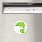 Aimant Caméléon mignon vert (In Situ (Lave-vaisselle))