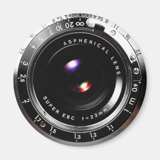 Aimant Caméra de cinéma de la vieille école (Devant)