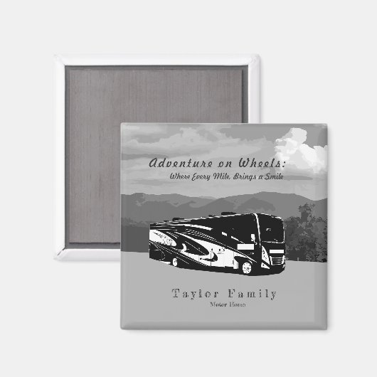 Aimant Caméra RV Motorhome (Recto/Verso)