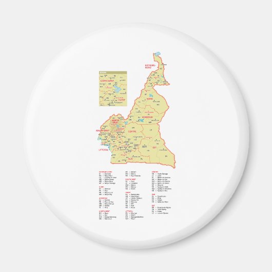 Aimant Cameroun (Devant)