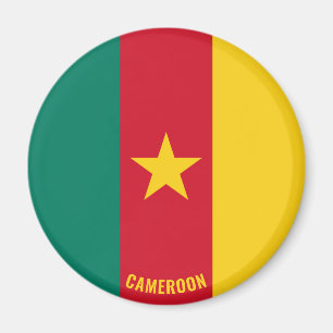 Aimant Cameroun Drapeau charmant patriotique