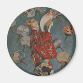Aimant Camille Monet en costume japonais par Claude Monet (Devant)