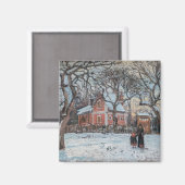 Aimant Camille Pissarro - Chataigniers a Louvecienne (Recto/Verso)