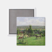 Aimant Camille Pissarro | Coteau de Vesinet, Yvelines, (Recto/Verso)