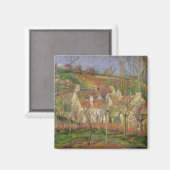 Aimant Camille Pissarro | Les toits rouges, ou l'angle d' (Recto/Verso)