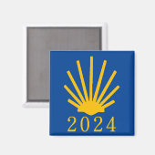 Aimant Camino de Santiago 2024 (Recto/Verso)