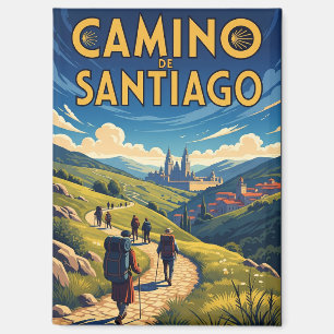 Aimant Camino de Santiago Randonnée