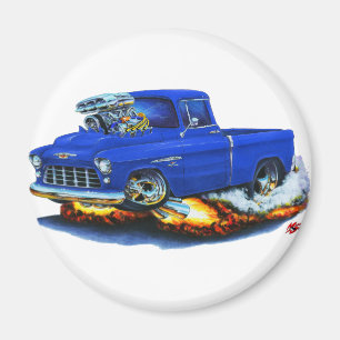 Aimant Camion 1955 de bleu de collecte de Chevy