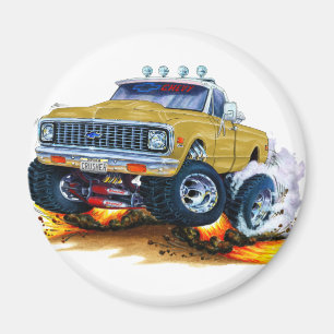 Aimant Camion 1970-72 d'or de Chevy CK1500