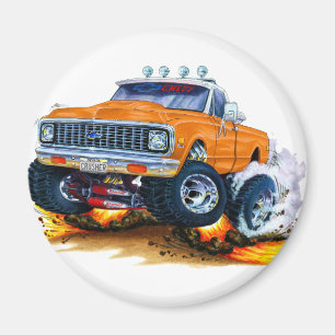 Aimant Camion 1970-72 d'orange de Chevy CK1500