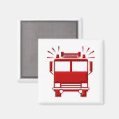 Aimant Camion à feu rouge (Recto/Verso)