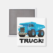 Aimant Camion Big Blue Dump (Recto/Verso)