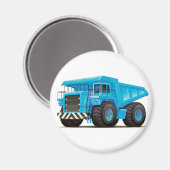 Aimant Camion Big Blue Dump (Recto/Verso)